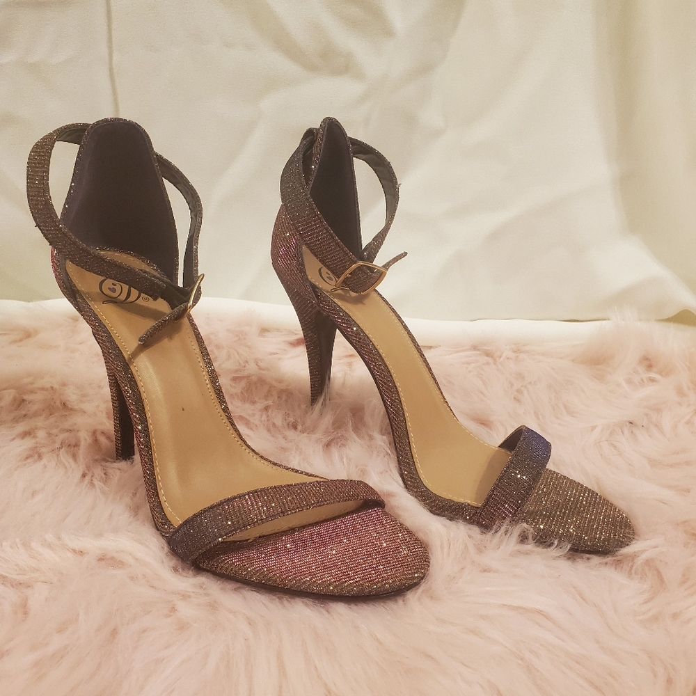 Glittery heels